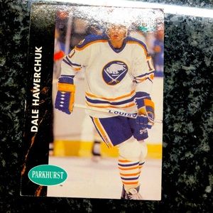 Dale Hawerchuk Parkhurst 1991 #216 hockey card!!!